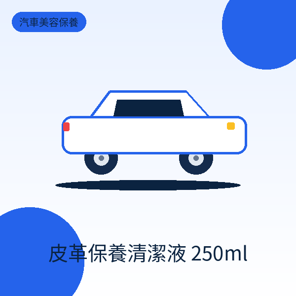 皮革保養清潔液 250ml